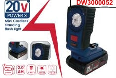 كشاف ليد 20 واط 20 فولت + بطارية 2 أمبير | بطارية