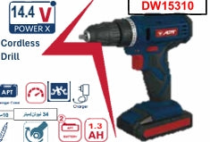 شنيور 14.4 فولت - 10 مم 34 نيوتن + 2 بطارية 1.3 أمبير | بطارية