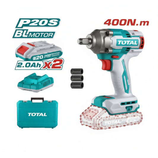 دريل امباكت (Impact Wrench) بطارية 20 فولت - 285 نيوتن | 1/4 بوصة